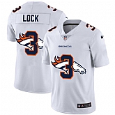 Nike Broncos 3 Drew Lock White Shadow Logo Limited Jersey Yhua,baseball caps,new era cap wholesale,wholesale hats
